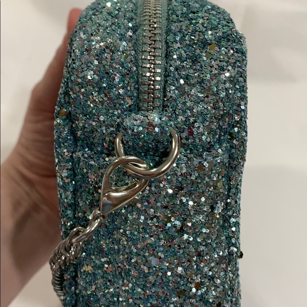 ICING Light Blue GLITTER CROSSBODY MINI BAG! STUNNING! - Picture 2 of 6
